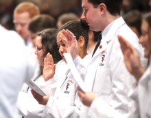 DVM white coat ceremony group photo